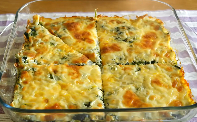 Baked Chard with Eggs and Cheese