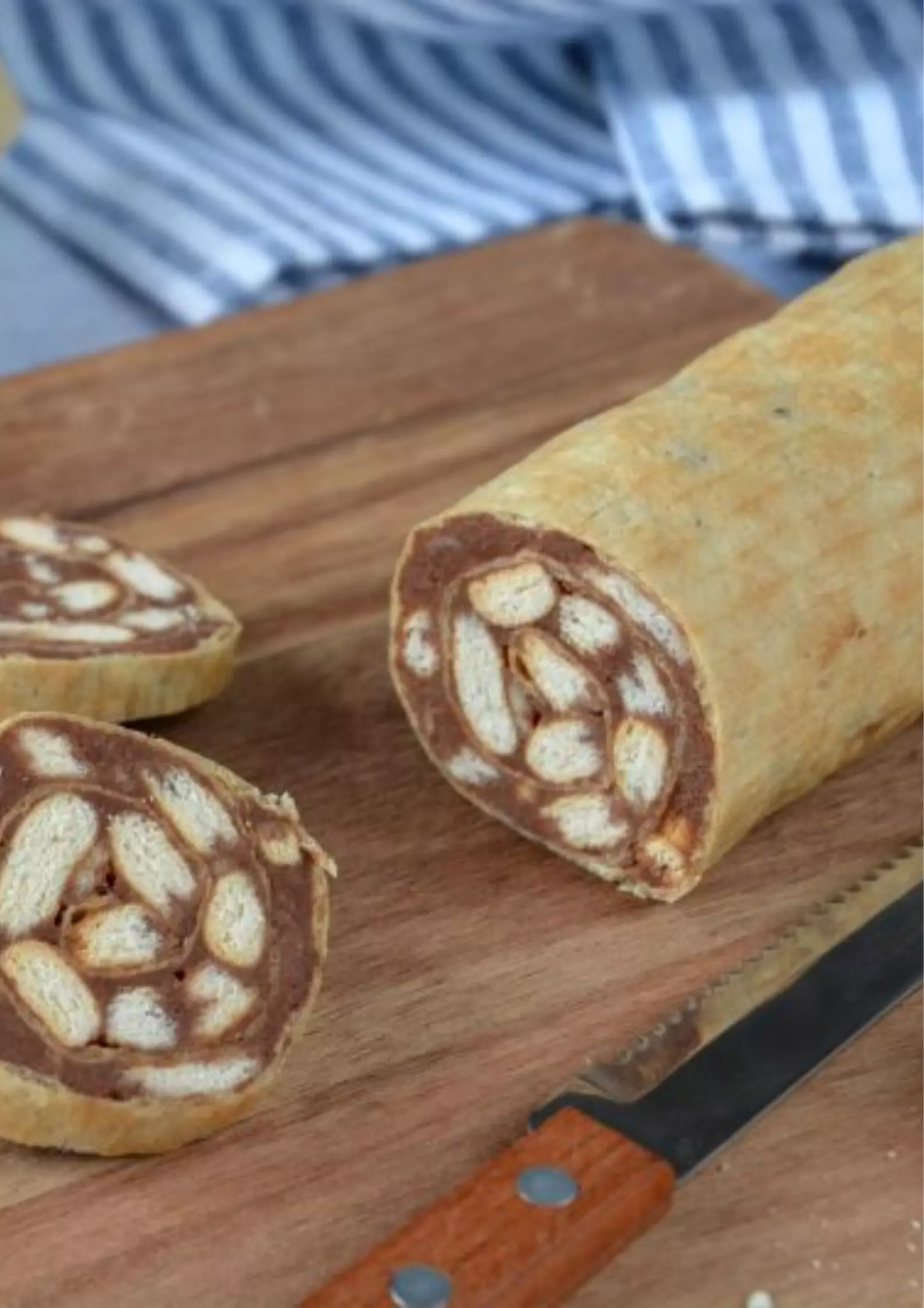 Roll with Biscuits in a Wafer