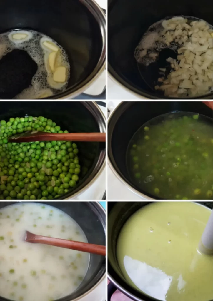 How to Make Pea Potage steps images