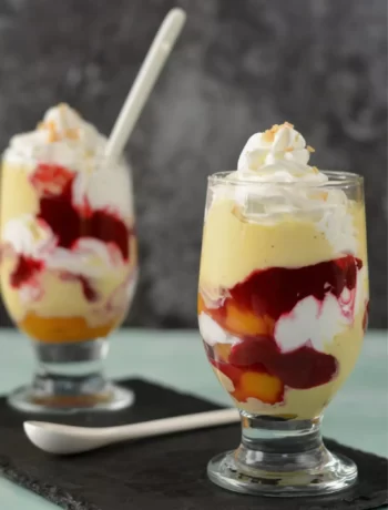 How to Make Peach Melba Ice Cream