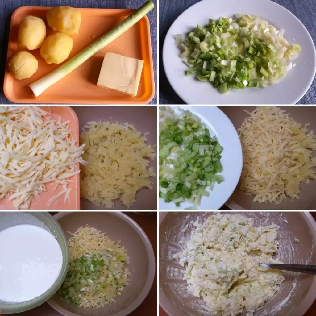 steps to prepare leek salad