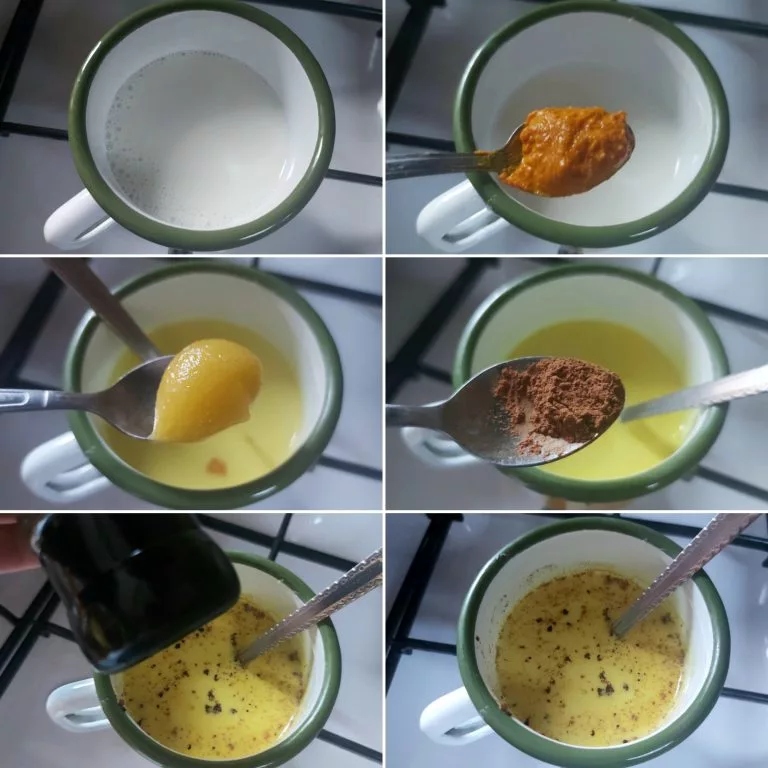 Golden Milk step by step image