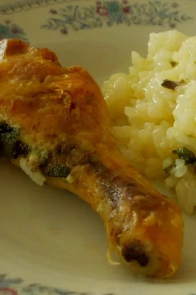 Chicken Drumsticks with Rice