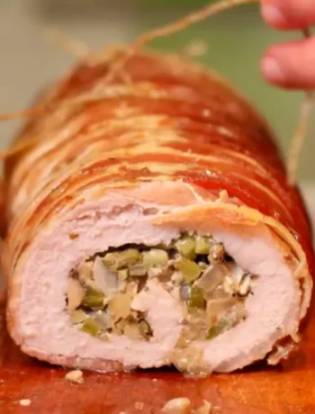 Stuffed Pork Kare with Bacon