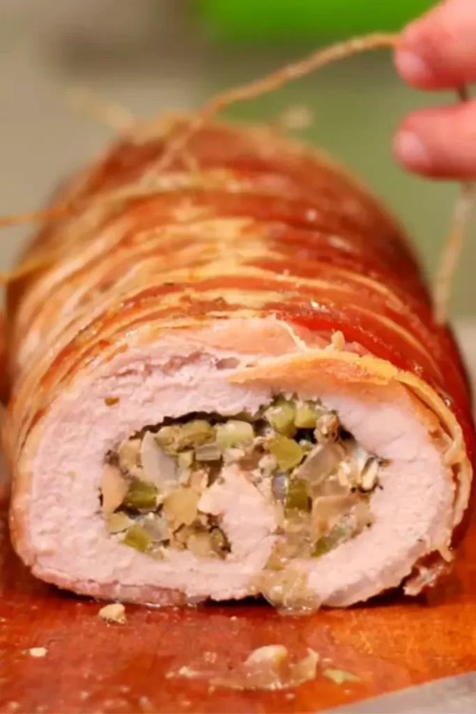 Stuffed Pork Kare with Bacon