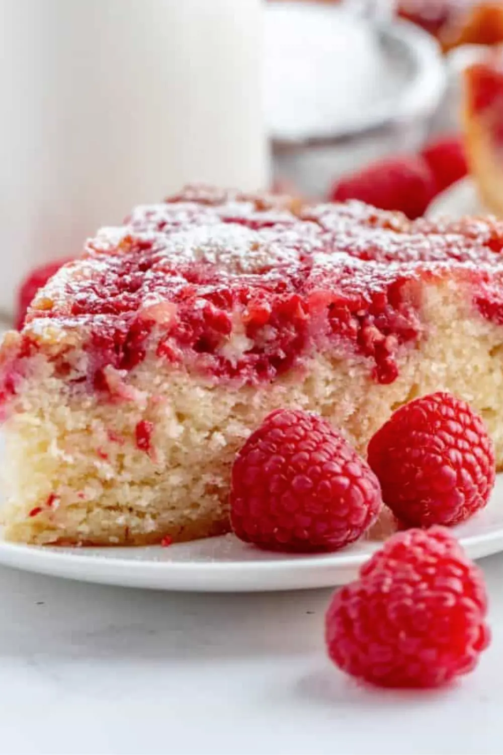 Cake with Raspberries