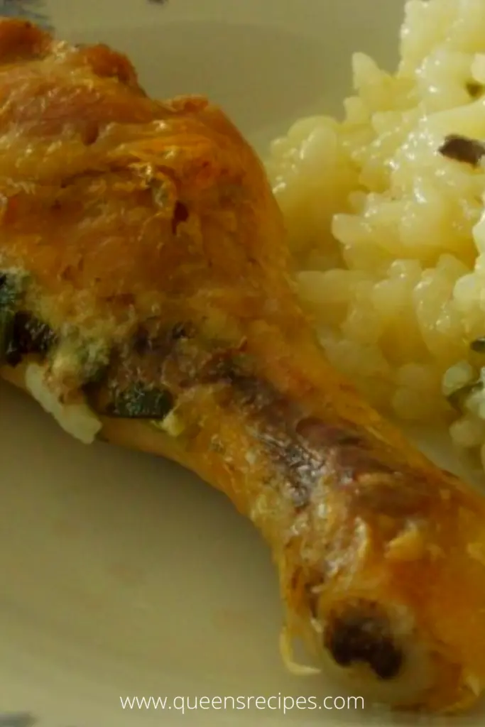 Chicken Drumsticks with Rice