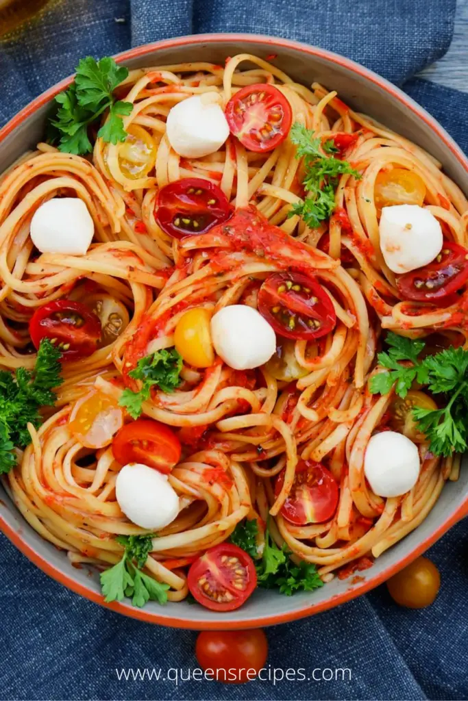 Spaghetti with Cherry Tomatoes