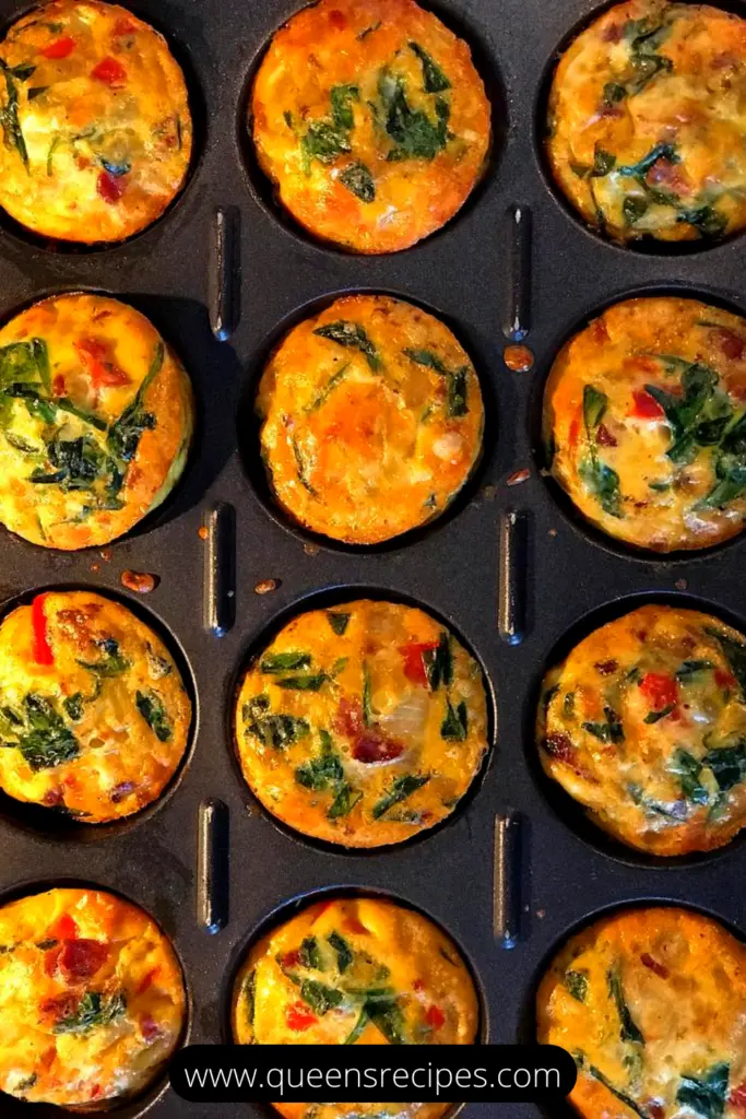 Egg Muffins with Cheddar Cheese