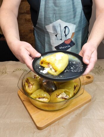 Cheesy Stuffed Peppers with Bacon